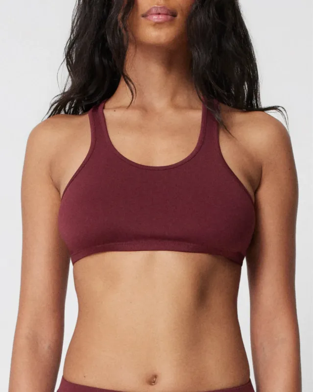 Racer Bralette | Merlot sold by KHY