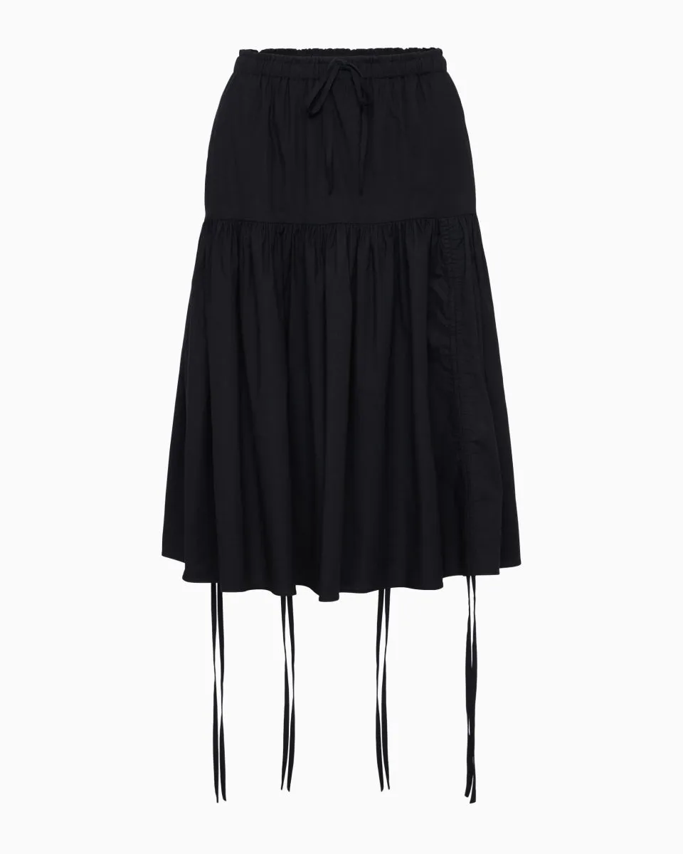 Tiered Skirt | Black sold by KHY product image thumbnail 2