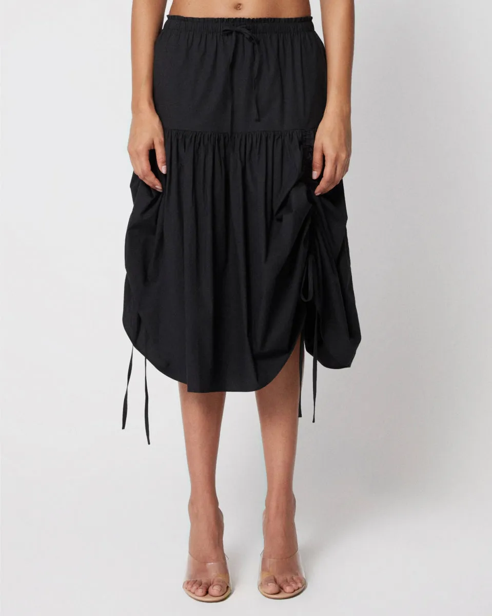 Tiered Skirt | Black sold by KHY