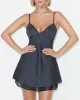 Kenley Satin Mini Dress | Moonlit Dot sold by KHY