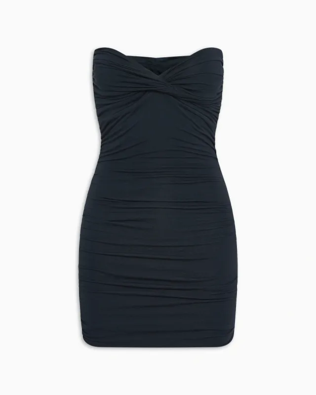 Twist Tube Mini Dress | Midnight sold by KHY