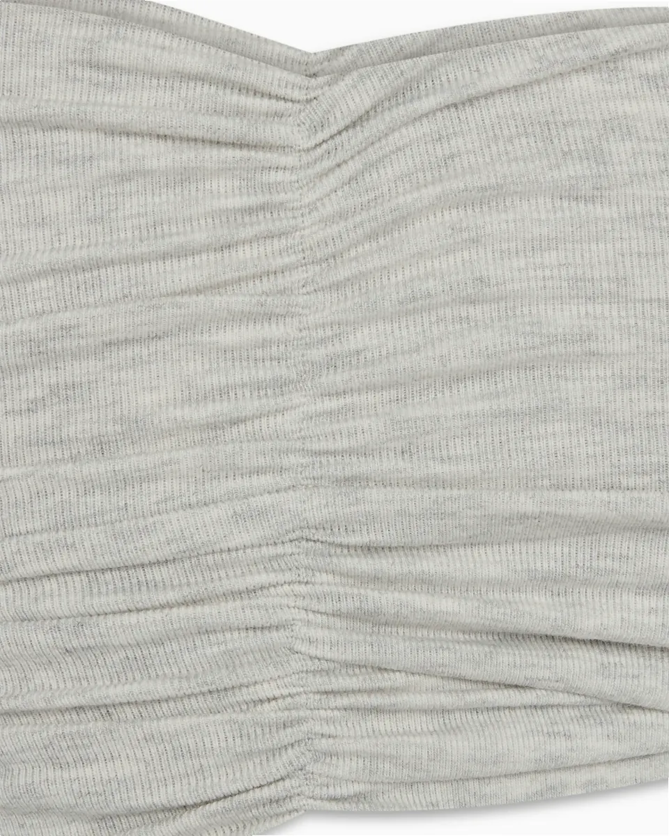 Twist Bandeau Top | Heather Grey sold by KHY product image thumbnail 3