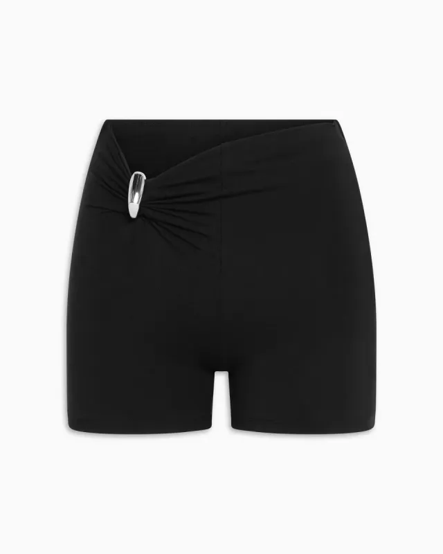 Pierced Mini Short | Black sold by KHY