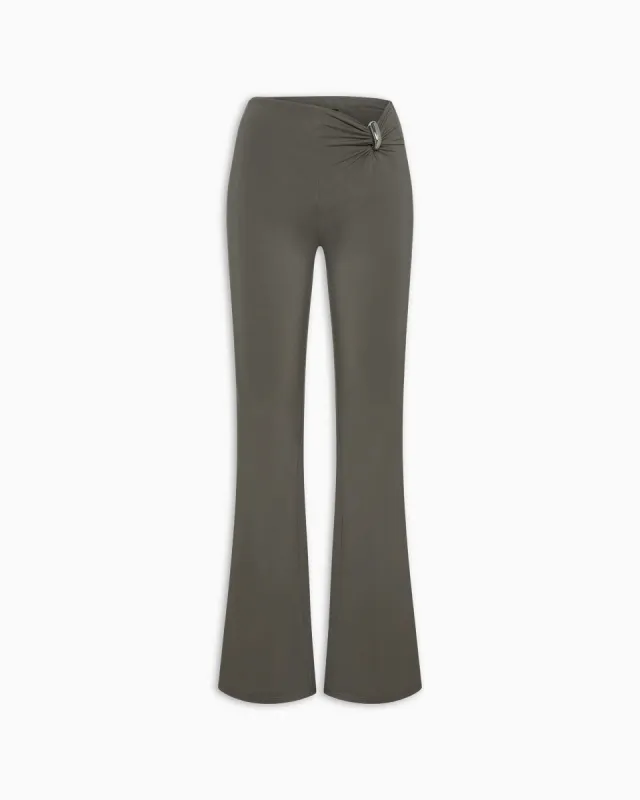Pierced Cinch Pant | Slate sold by KHY