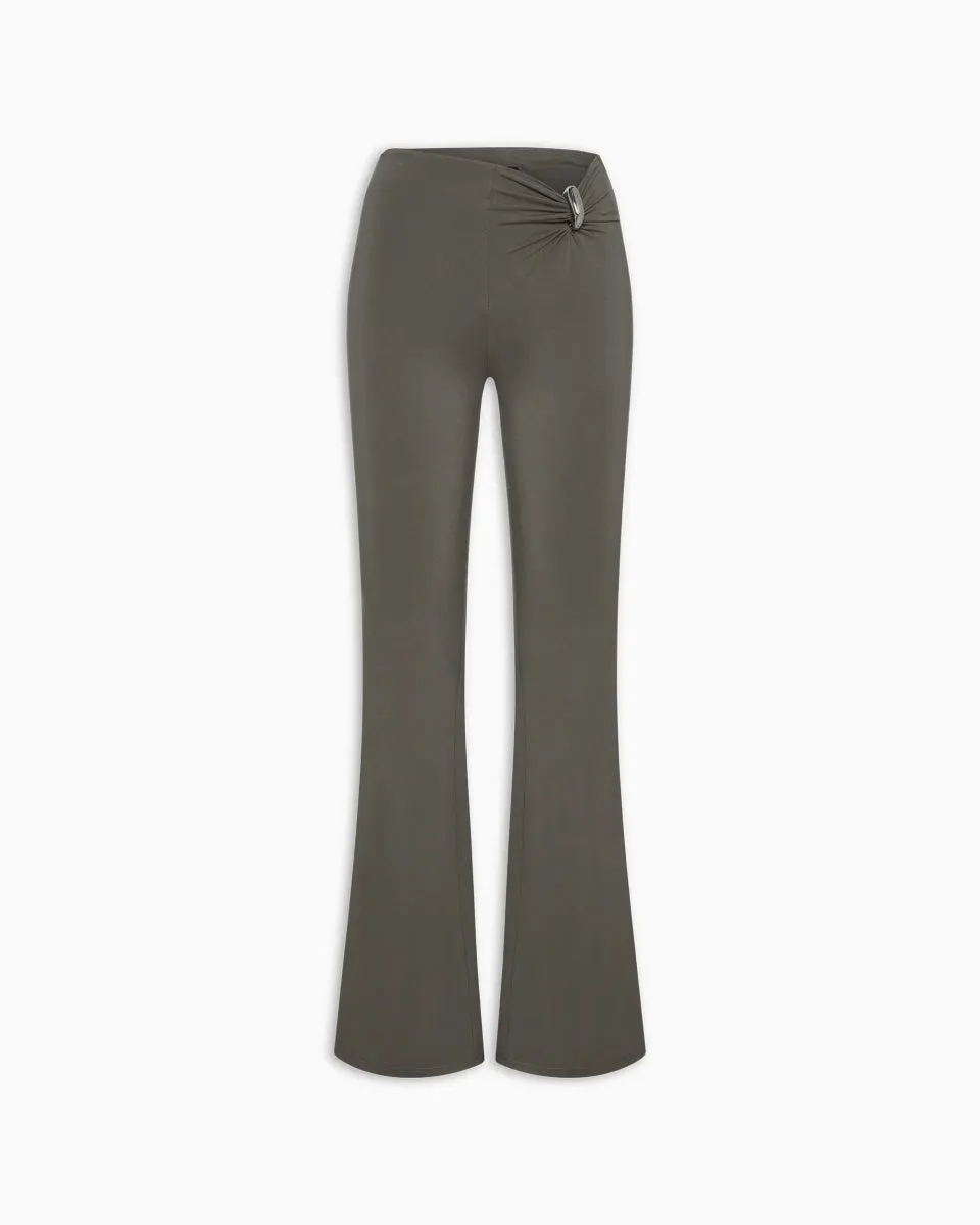 Pierced Cinch Pant | Slate sold by KHY