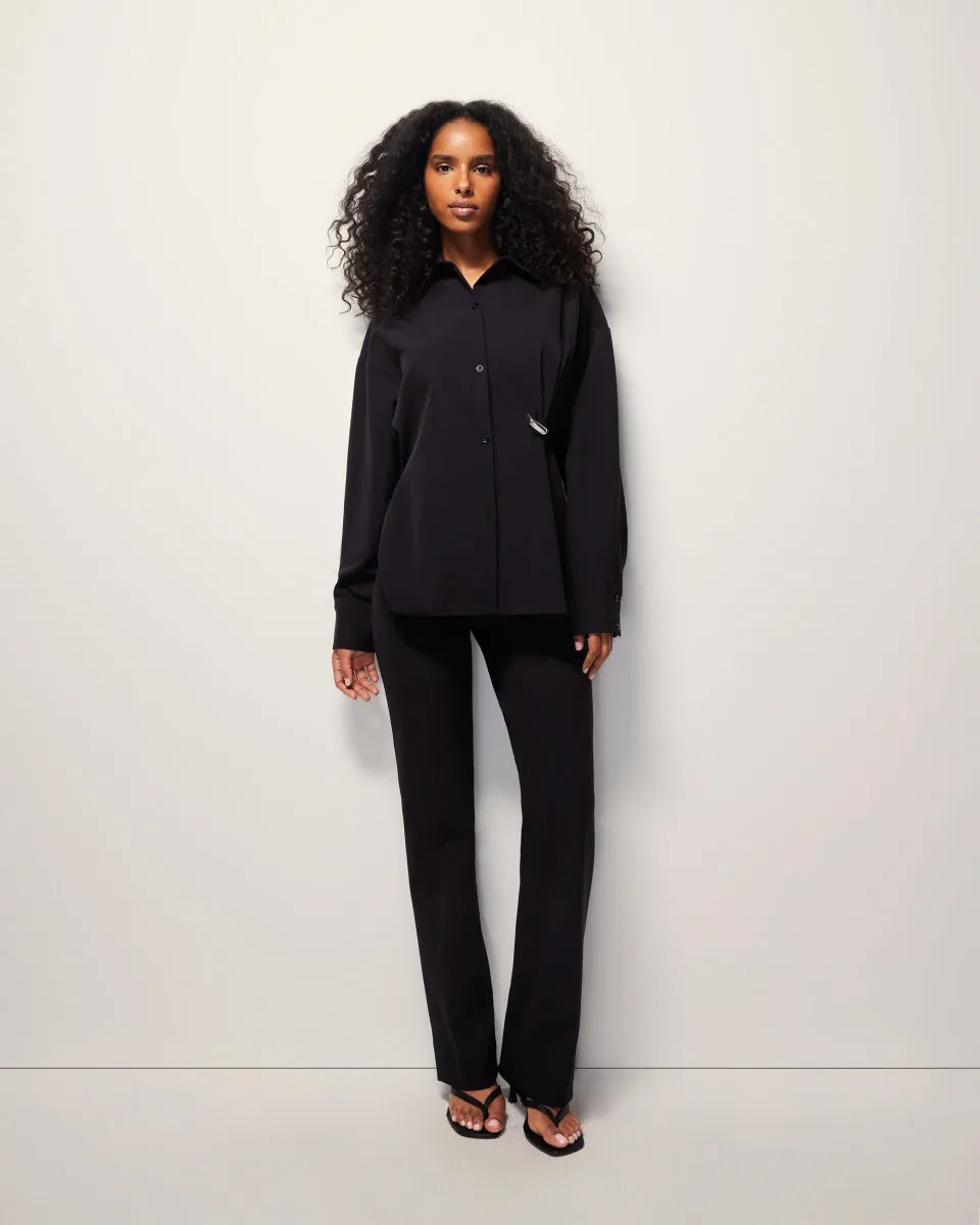 Low Rise Trouser | Black sold by KHY product image thumbnail 3