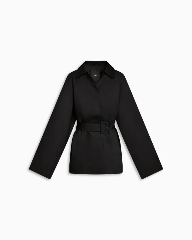 Short Trench Coat | Black sold by KHY