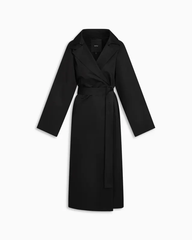 Relaxed Trench Coat | Black sold by KHY