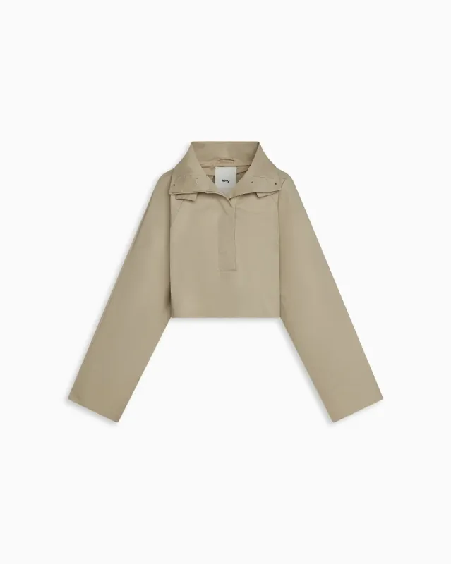 Cropped Parka | Taupe made by KHY