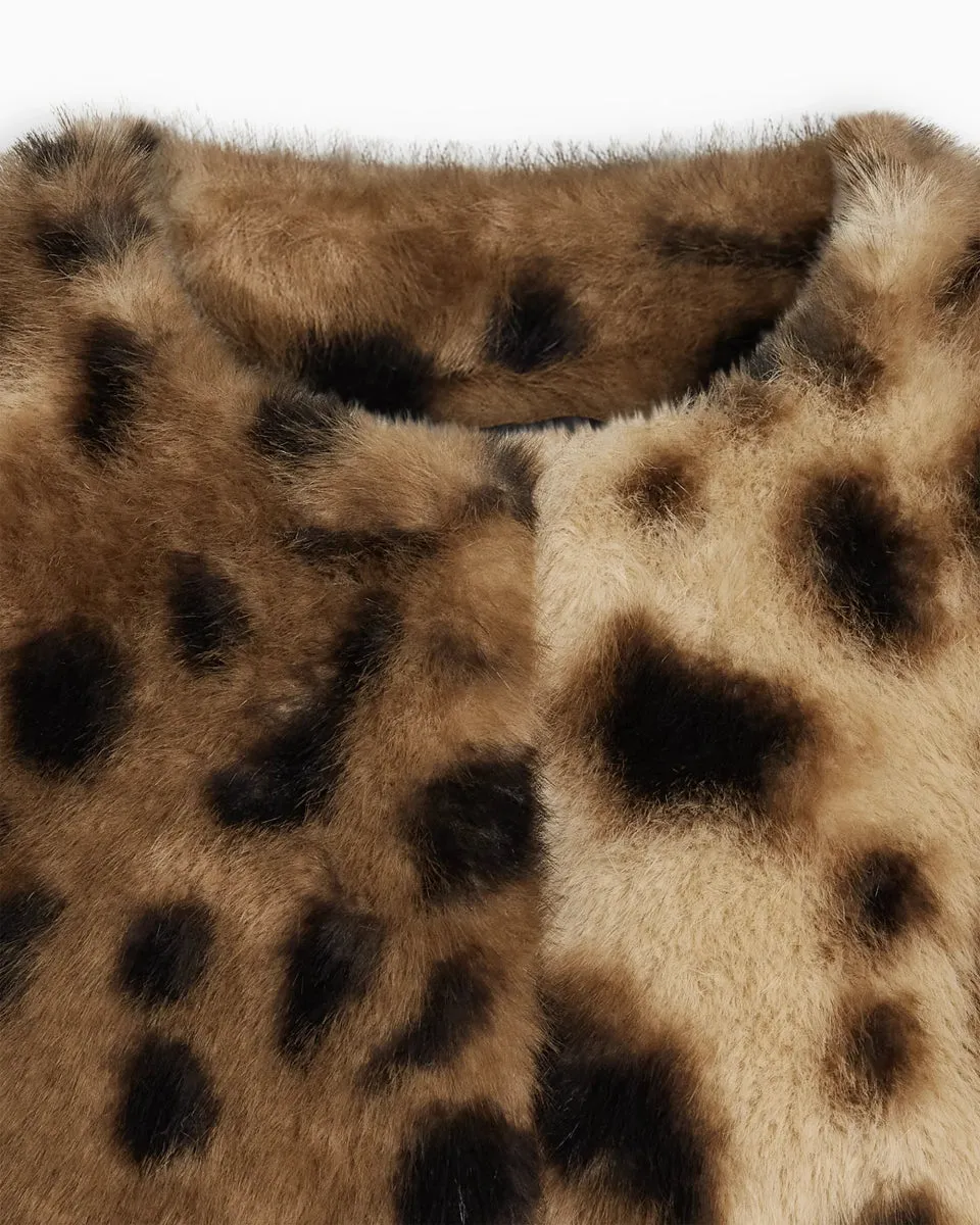 Signature Faux Fur Jacket | Leopard sold by KHY product image thumbnail 5