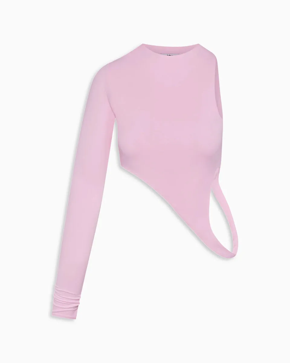 One Sleeve Versatile Top | Powder Pink sold by KHY product image thumbnail 2