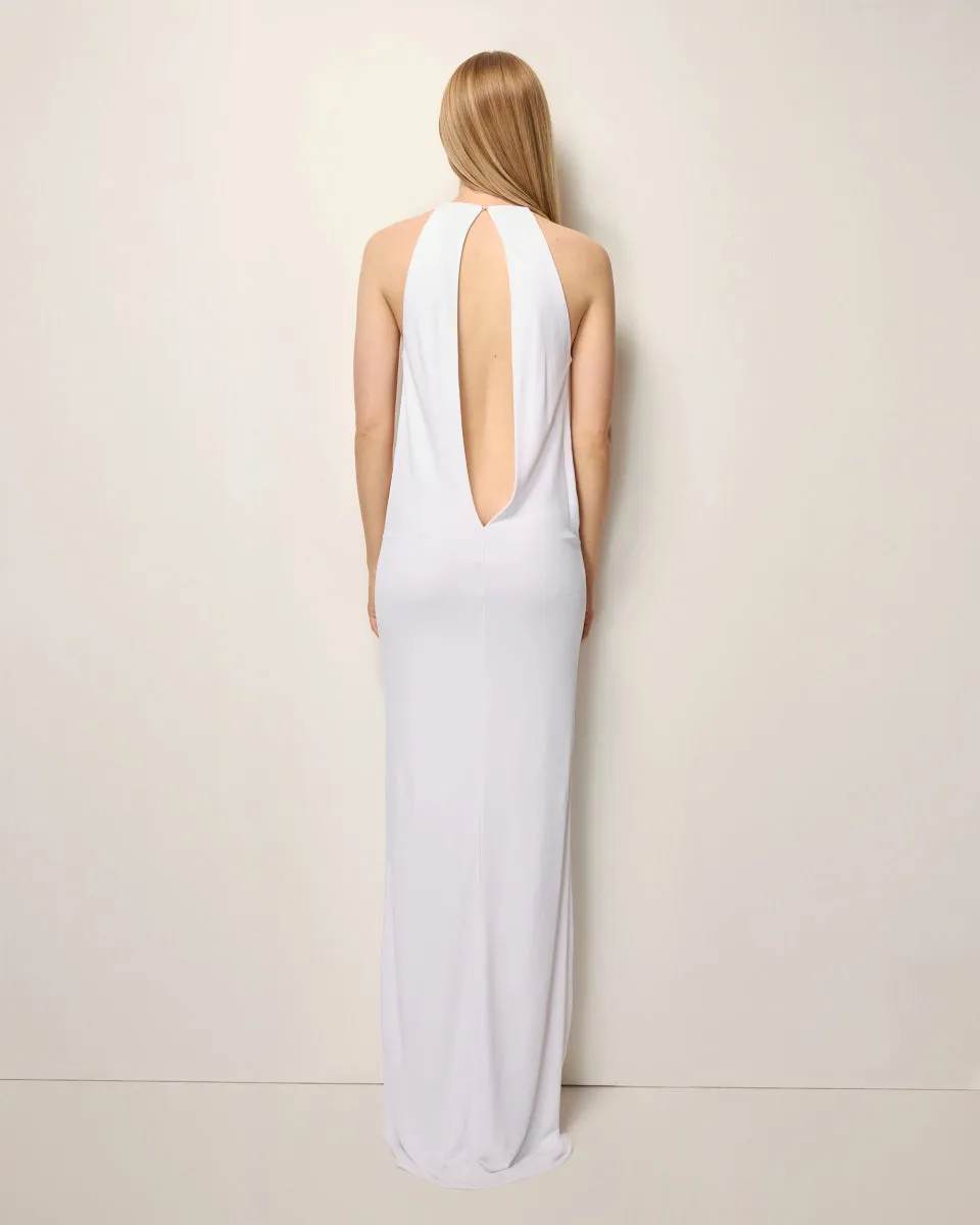 Keyhole Gown | White sold by KHY product image thumbnail 5