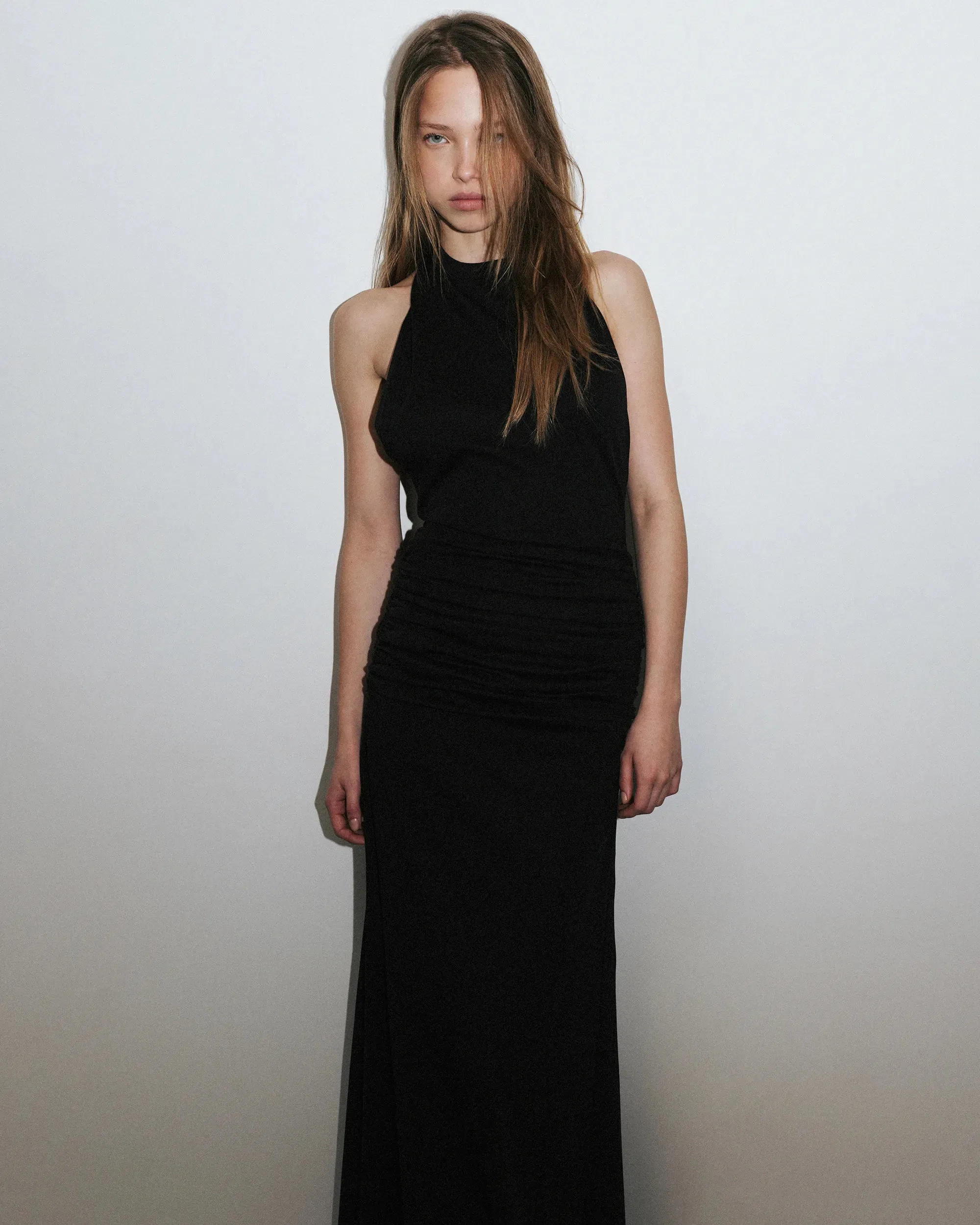 Audrey Halter Gown | Black sold by KHY product image thumbnail 2