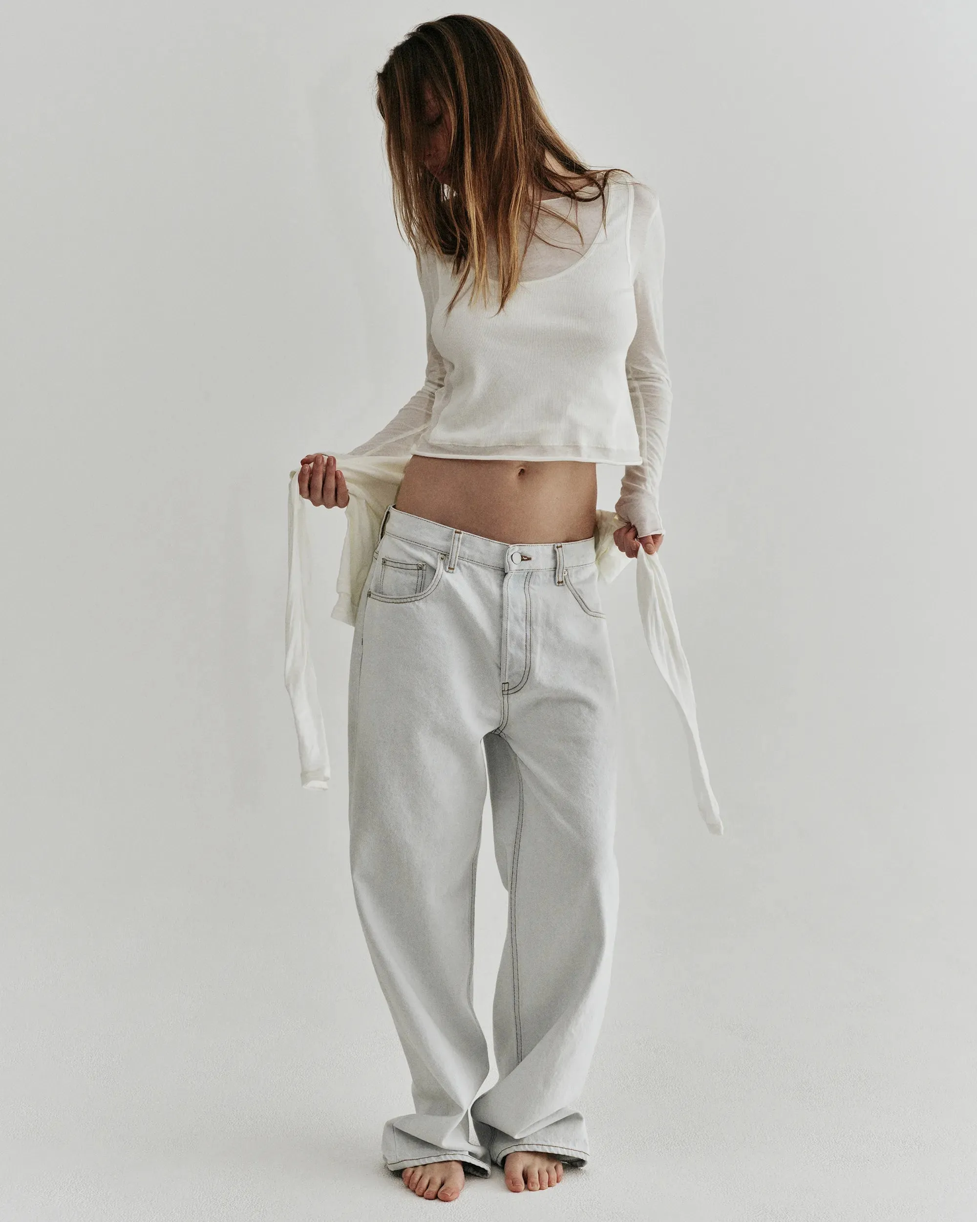Echo Layered Tee | Cloud sold by KHY product image thumbnail 3