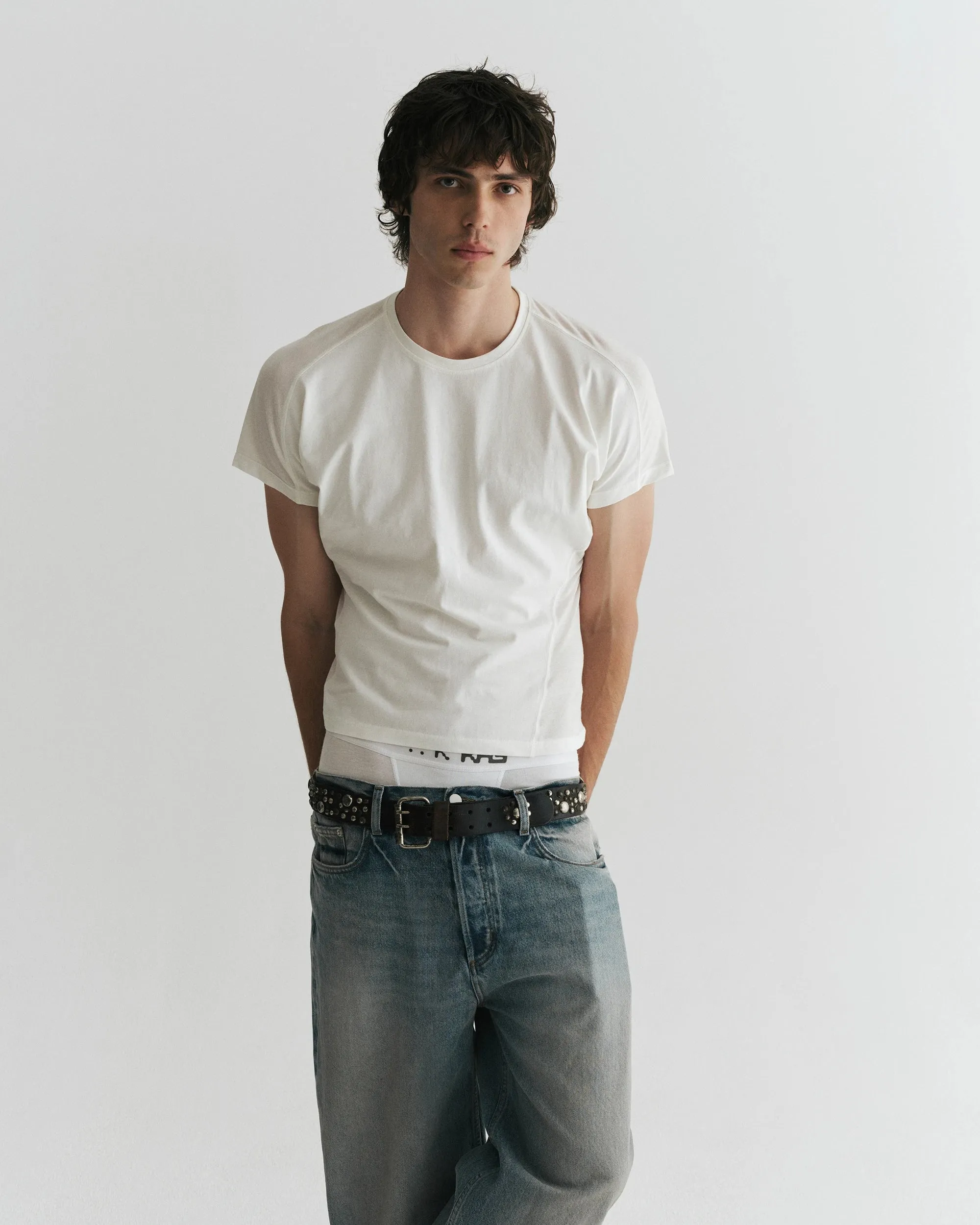 Runyon Twisted Tee | Cloud sold by KHY