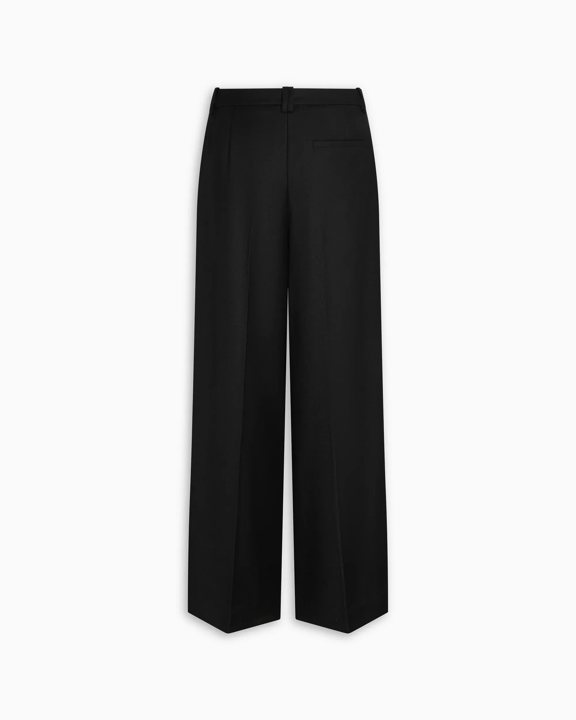 Low Rise Pleated Trouser | Black sold by KHY product image thumbnail 4