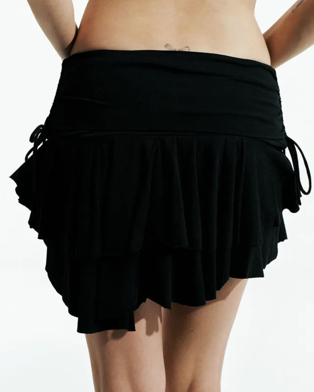 Crosswalk Skirt | Black made by KHY