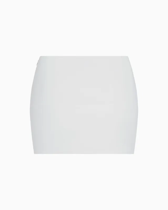 Poplin Micro Mini Skirt | Light Grey sold by KHY