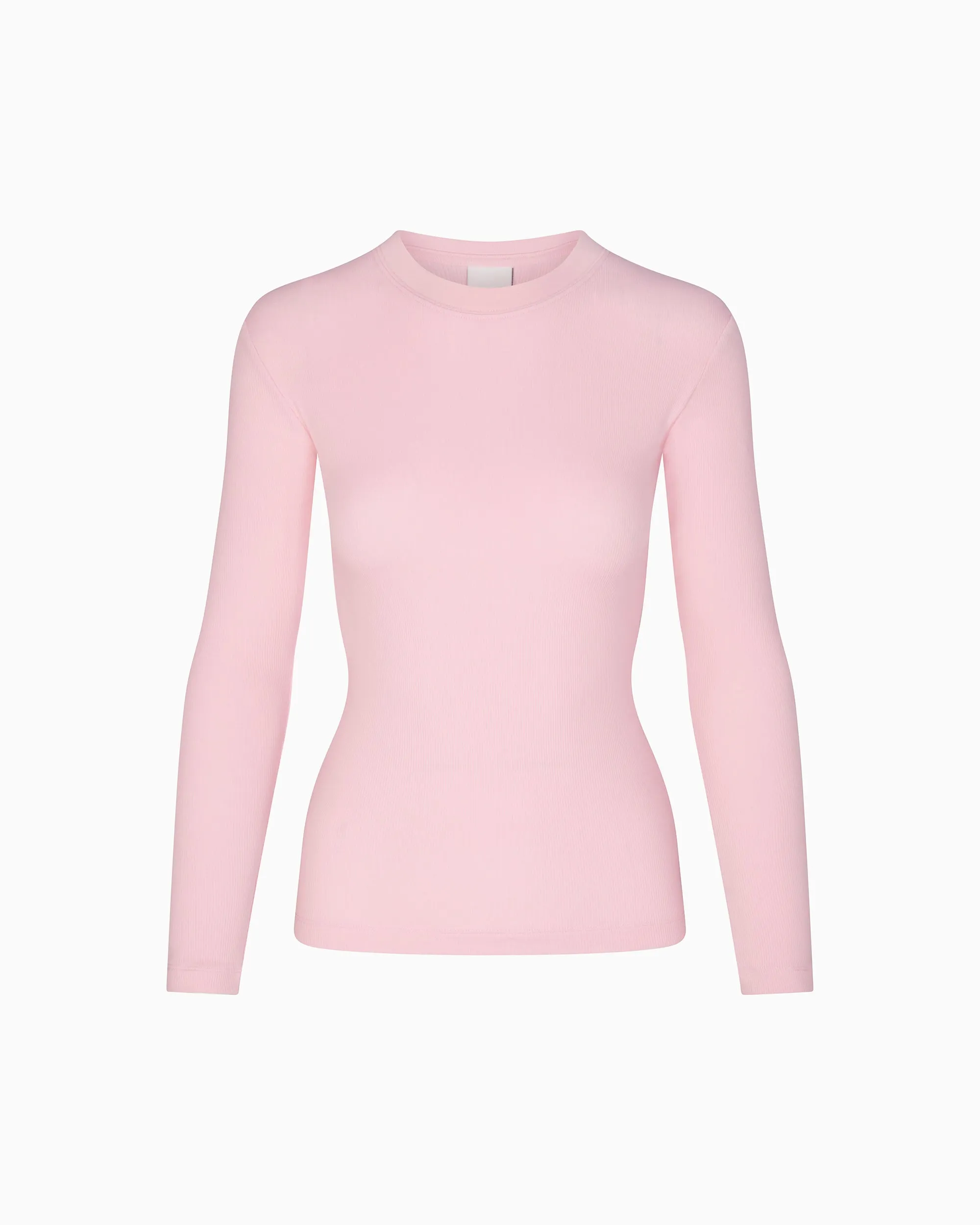 Long Sleeve Ribbed Tee | Orchid Pink sold by KHY