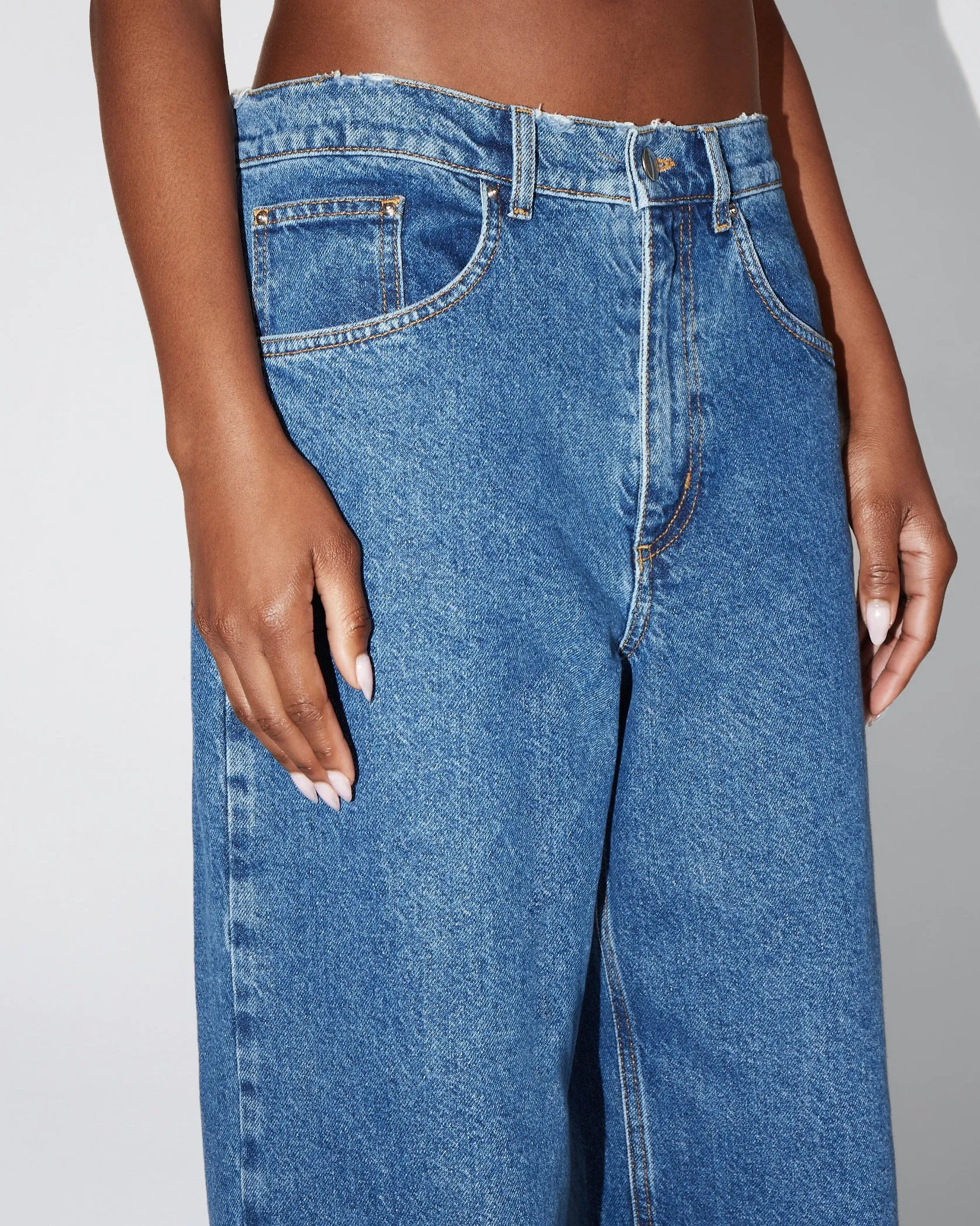 Classic Low Rise Denim | Medium Wash sold by KHY product image thumbnail 5