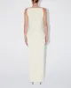 Sueded Stretch Knotted Maxi Dress | Stone sold by KHY