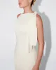 Sueded Stretch Knotted Maxi Dress | Stone sold by KHY