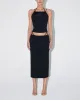 Soft Stretch High Neck Tank | Black sold by KHY