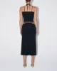 Soft Stretch High Neck Tank | Black sold by KHY