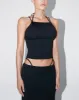 Soft Stretch High Neck Tank | Black sold by KHY
