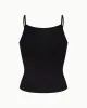 Soft Stretch High Neck Tank | Black sold by KHY