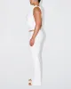 Sleek Stretch Low Rise Pant | Bright White sold by KHY