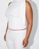 Sleek Stretch Low Rise Pant | Bright White sold by KHY