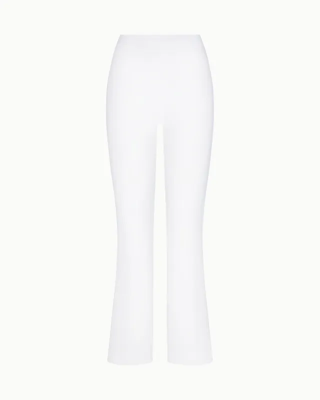 Sleek Stretch Low Rise Pant | Bright White sold by KHY
