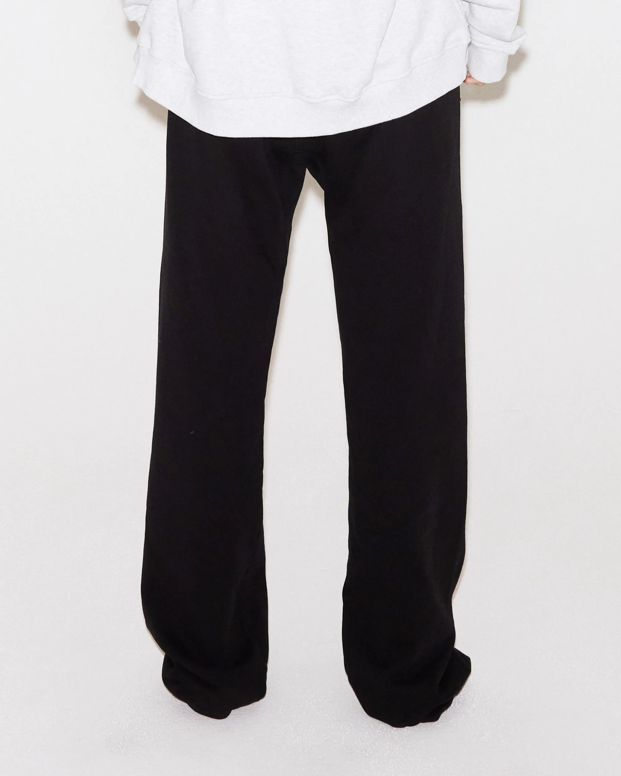 Fleece Straight Leg Pant | Black sold by KHY product image thumbnail 4