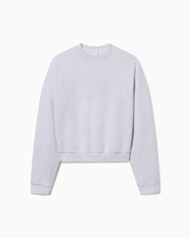 Fleece Crewneck | Light Heather Grey sold by KHY
