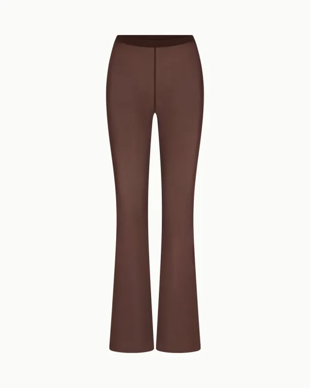 Mesh Low Rise Pant | Chocolate sold by KHY
