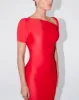 Sleek Stretch Twist Maxi Dress | Tomato sold by KHY