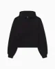 Fleece Zip Hoodie with Oversized Hood | Black sold by KHY
