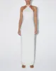 Soft Stretch Halter Maxi Dress | Pearl White sold by KHY