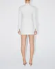 Poplin Zip Mini Dress | Light Grey sold by KHY