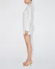 Poplin Zip Mini Dress | Light Grey sold by KHY