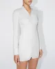 Poplin Zip Mini Dress | Light Grey sold by KHY