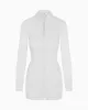 Poplin Zip Mini Dress | Light Grey sold by KHY