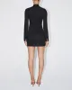 Poplin Zip Mini Dress | Black sold by KHY