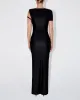 Sleek Stretch Twist Maxi Dress | Black sold by KHY