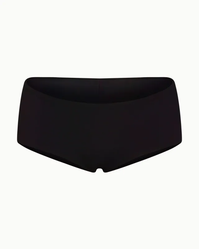 Low Rise Boyshort Bikini Bottom | Black sold by KHY