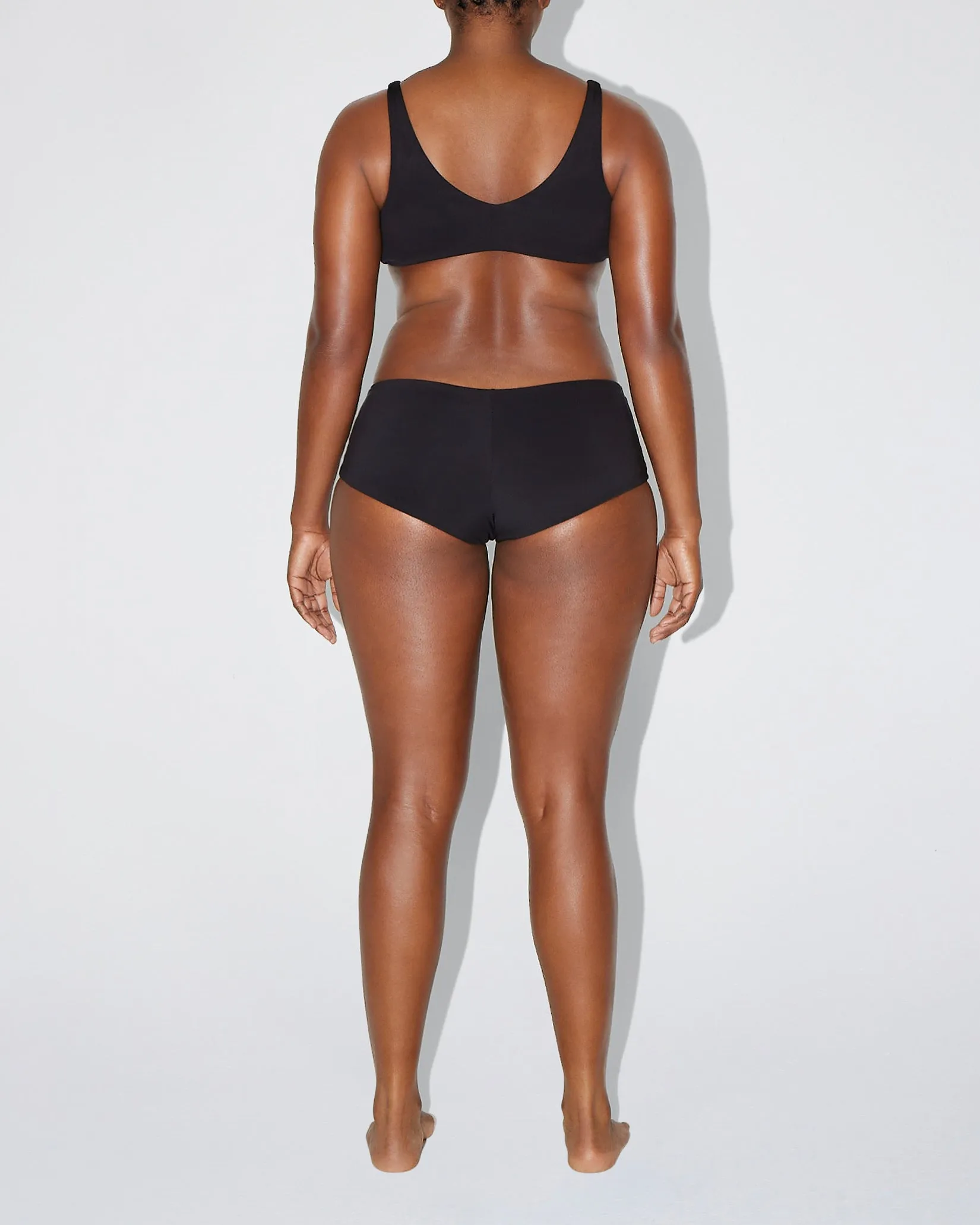 Low Rise Boyshort Bikini Bottom | Black sold by KHY product image thumbnail 5