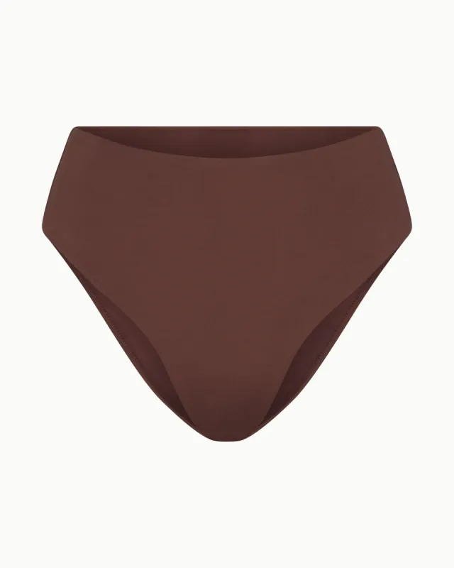 High Waist Bikini Bottom | Chocolate sold by KHY