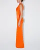 Sueded Stretch Knotted Maxi Dress | Papaya sold by KHY