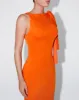 Sueded Stretch Knotted Maxi Dress | Papaya sold by KHY